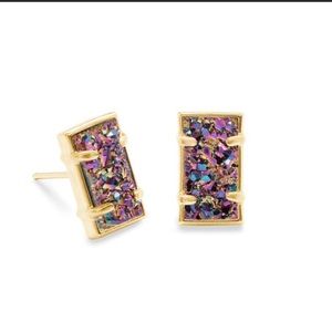 🔸SOLD🔸Kendra Scott Earrings/ multicolor drusy